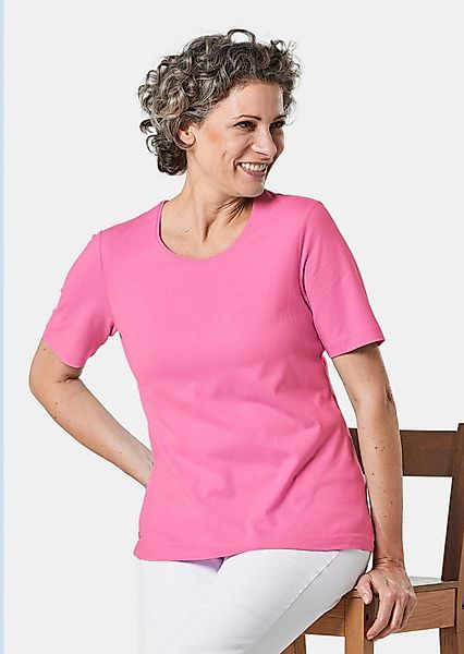 GOLDNER T-Shirt Kurzgröße: Basic T-Shirt aus günstig online kaufen