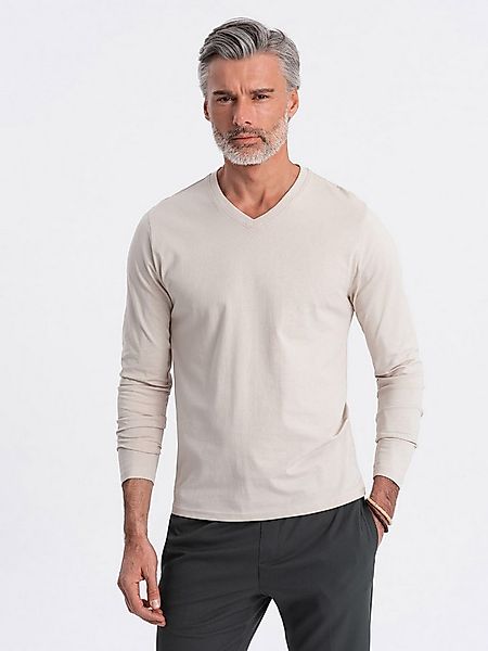 OMBRE Longsleeve Longsleeve für Herren mit V-Ausschnitt. günstig online kaufen