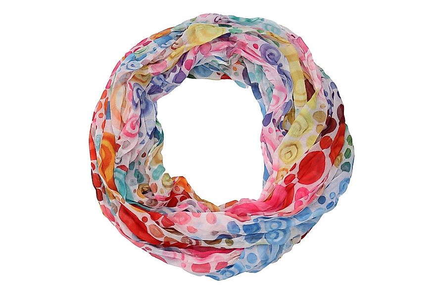 MIRROSI Loop Damen Schal mit Kreis-Muster Weich, (zweimal um den Hals wicke günstig online kaufen
