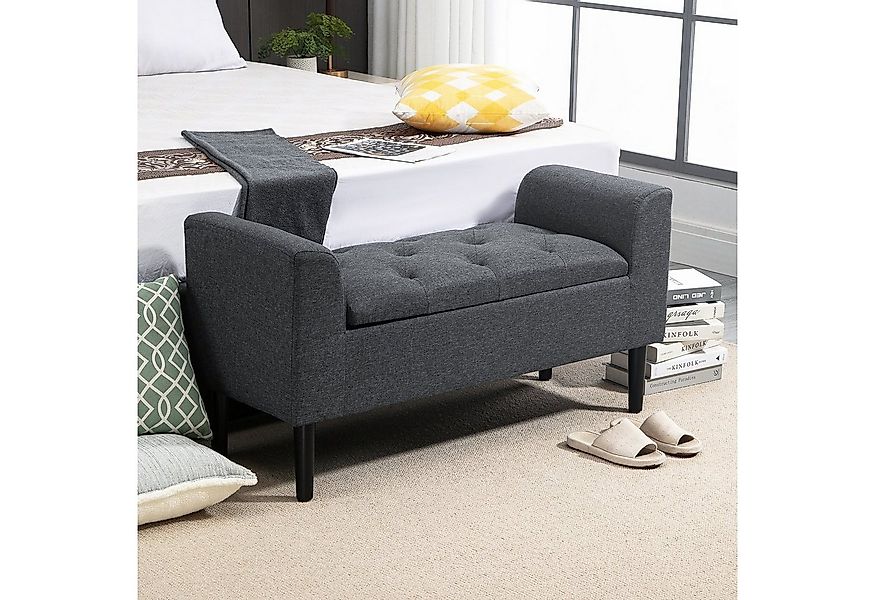 HOMCOM Sitzbank Polsterbank mit Stauraum (Polsterbank, 1-St., Sitzhocker), günstig online kaufen