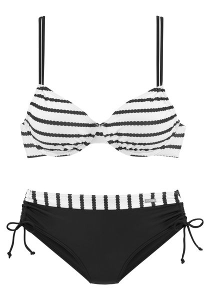 LASCANA Bügel-Bikini mit höherer geschnittener Bikini-Hose günstig online kaufen