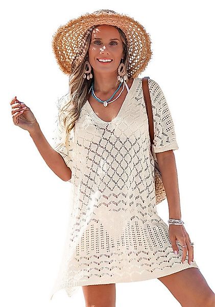 Cupshe Strandkleid Ärmel Mini Split Hem Cover-up Kleid günstig online kaufen