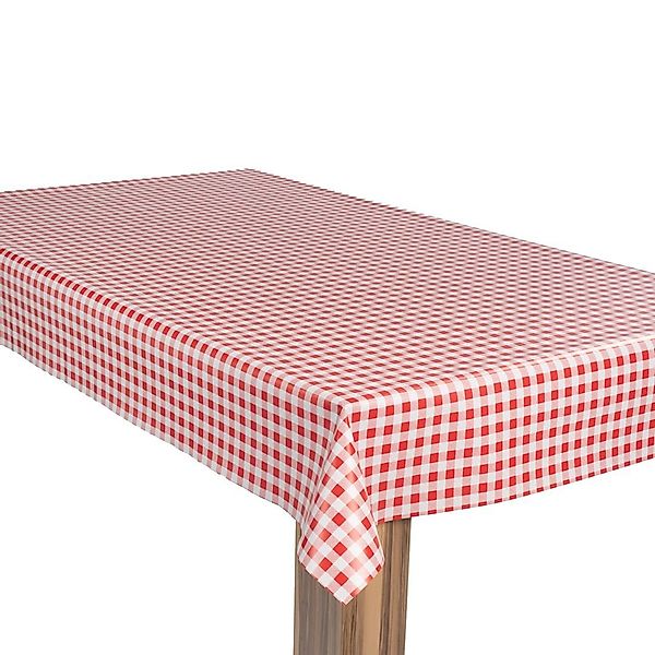 laro Tischdecke Wachstuch-Tischdecke Gartentischdecke Karo Kariert günstig online kaufen