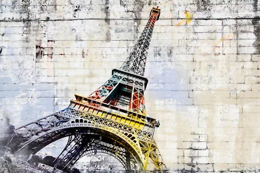 Papermoon Fototapete »Eiffelturm Graffiti« günstig online kaufen