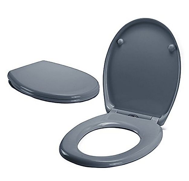 spirella WC-Sitz EASY CLIP, Premium Toilettendeckel aus Duroplast, Edelstah günstig online kaufen