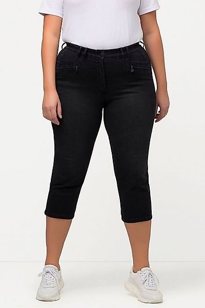Ulla Popken 7/8-Hose 7/8-Jeans Mony Elastikbund Reißverschlusstaschen günstig online kaufen
