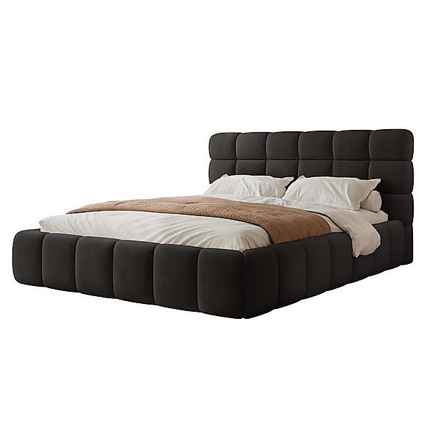 Compleo Polsterbett Wolkenbett, Bouclé Bett, Funktionales Doppelbett günstig online kaufen