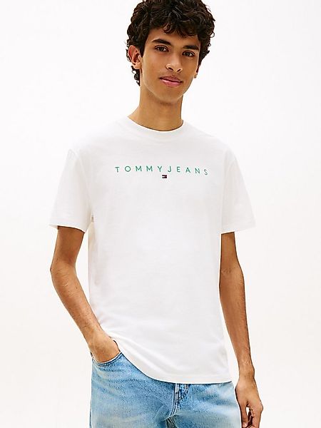 Tommy Jeans T-Shirt TJM REG LINEAR LOGO TEE EXT Rundhals, Regular Fit günstig online kaufen