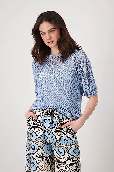 Monari Strickpullover, aus Ajourstrick günstig online kaufen