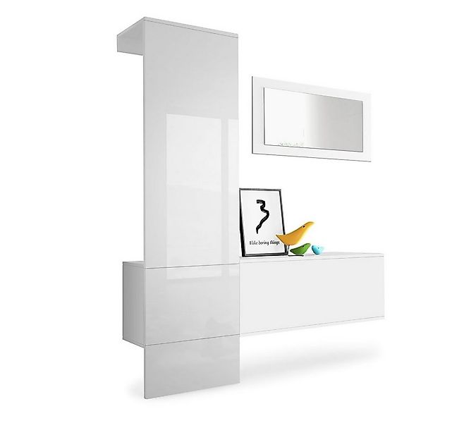 Vladon Garderoben-Set Carlton Set 4, (Wandgarderobe bestehend aus, 1 Paneel günstig online kaufen