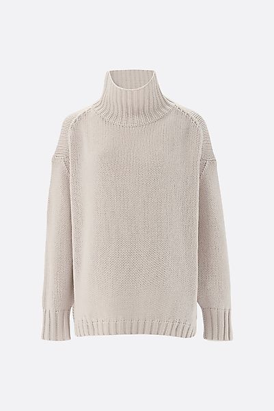 Rollkragenpullover oversized mit Kaschmir günstig online kaufen