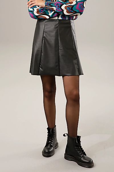 Aniston CASUAL Minirock, aus weichem, elastischem Lederimitat günstig online kaufen