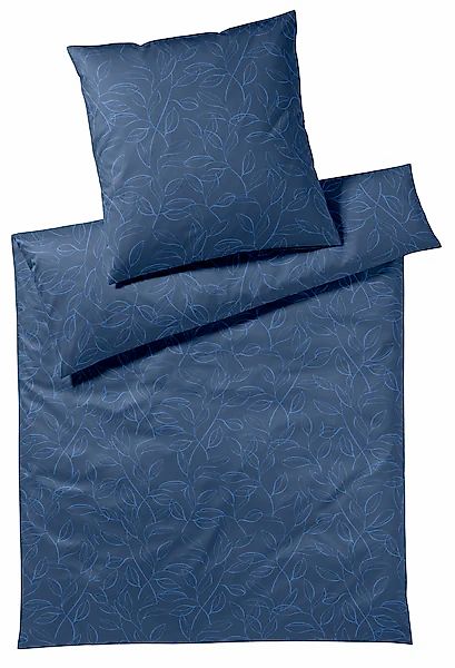 Elegante Bettwäsche "Floral" 2 Stk. tlg. angenehmes Hautgefühl günstig online kaufen