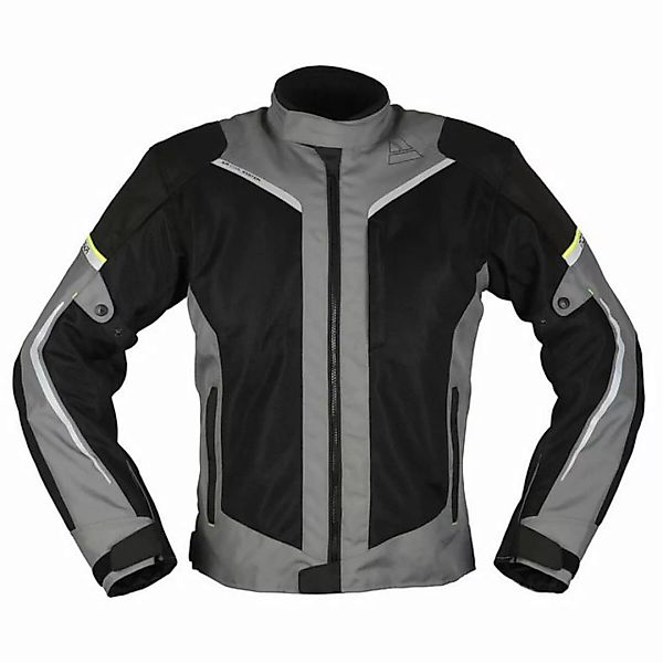 Modeka Motorradjacke Modeka Jacke Herren Mikka Air schwarz - grau günstig online kaufen