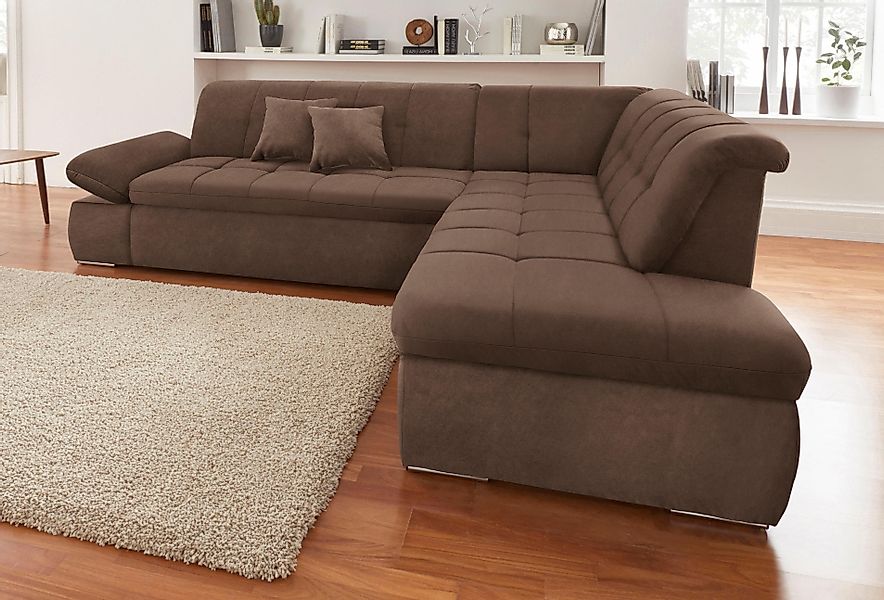 DOMO collection Ecksofa NMoric incl. Zierkissen günstig online kaufen
