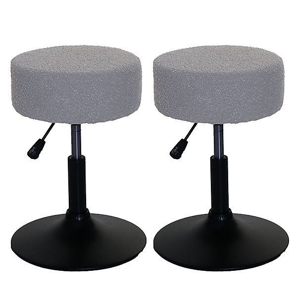 PROREGAL 2er-Set Hocker Höhenverstellbar Und Drehbar Sitzhöhe 45-57cm Durch günstig online kaufen