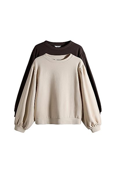 The Set Sweater The Set 2 x Relaxed Fit Sweatshirts, Puffärmel (2-tlg) günstig online kaufen
