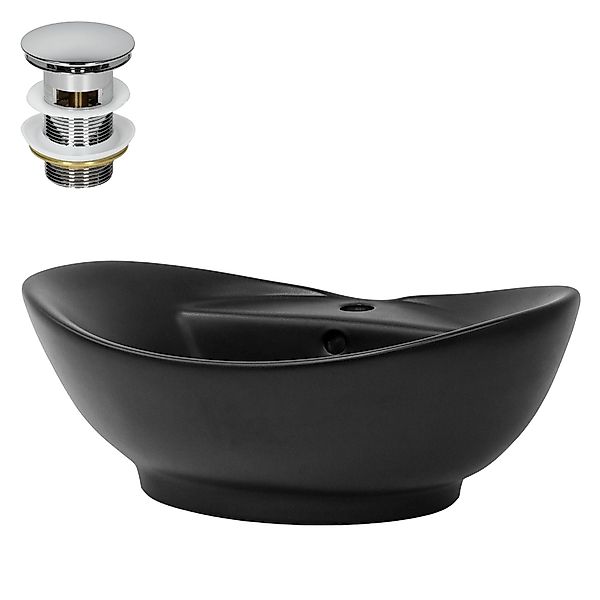 LuxeBath Waschbecken Aufsatzwaschbecken aus Keramik für günstig online kaufen