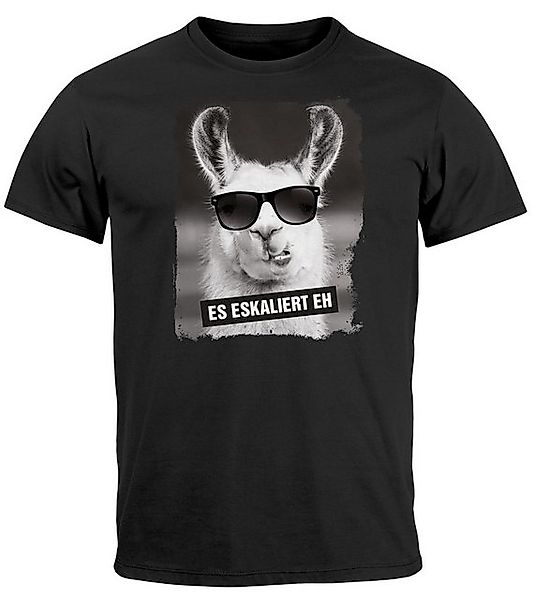 MoonWorks Print-Shirt Herren T-Shirt Es Eskaliert günstig online kaufen