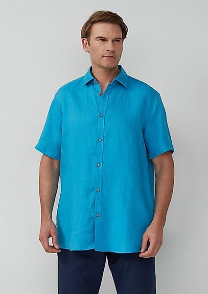 s.Oliver Kurzarmhemd Regular Fit: Leichtes Kurzarmhemd aus 100% Leinen Garm günstig online kaufen