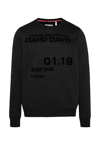 CAMP DAVID Sweatshirt Pullover FITNESS CHALLENGE günstig online kaufen