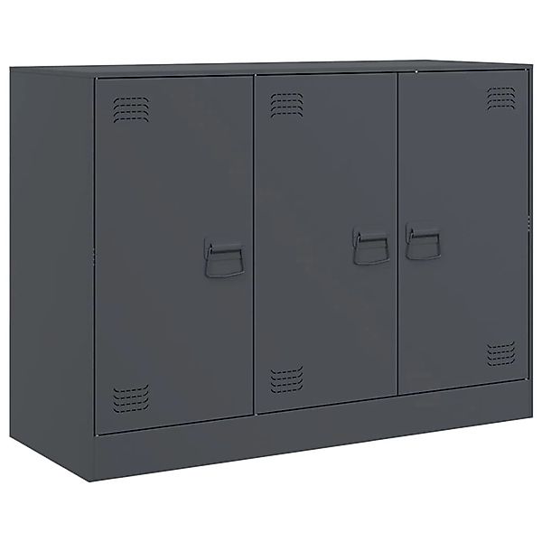 vidaXL Sideboard Anthrazit 99x39x73 cm Stahl 841723 günstig online kaufen