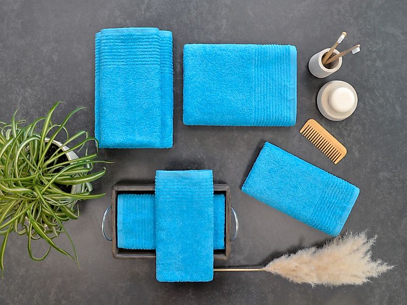 Dyckhoff Handtuch Set »Brillant«, Set, 6 tlg., Walkfrottee, mit Streifenbor günstig online kaufen