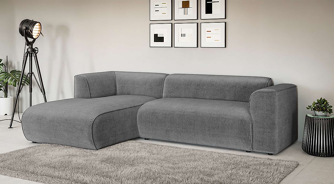 Home affaire Ecksofa »MERID L-Form (257 cm), zeitlos & stilvolles Design,« günstig online kaufen