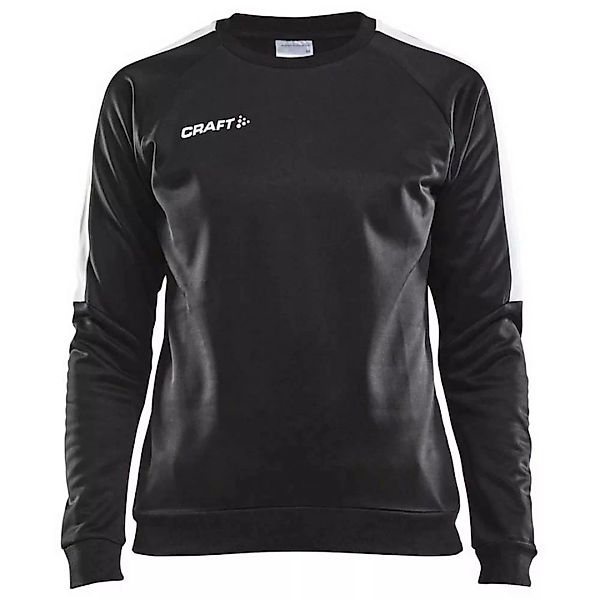 Craft Progress Round Neck Sweatshirt XS Black / White günstig online kaufen