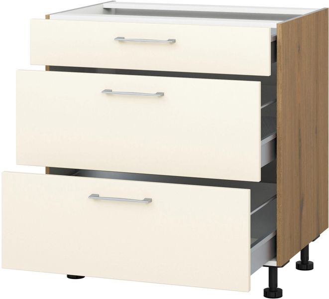 KOCHSTATION Auszugsunterschrank "KS-Trea U2AS80" mit drei Auszügen, Breite günstig online kaufen
