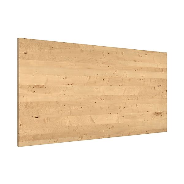 Bilderdepot24 Magnettafel Küche Holzoptik Apfelbirke, (1-tlg., günstig online kaufen