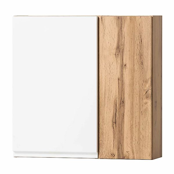 Held Möbel Hängeschrank Ancona 65 cm matt Weiß-Wotaneiche günstig online kaufen