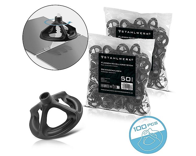 STAHLWERK manueller Fliesenschneider Fliesen-Nivellier-System 100-teilig, P günstig online kaufen