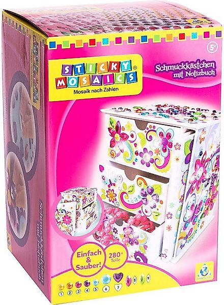 Sticky Mosaics Kreativset Schmuckkästchen mit Notizbuch günstig online kaufen