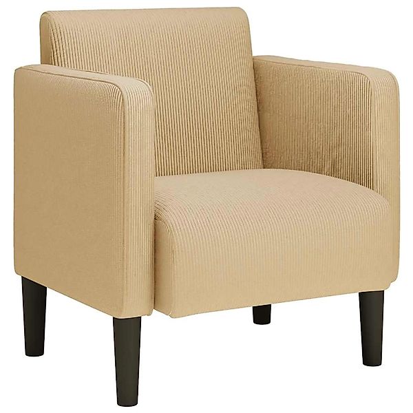 vidaXL Sessel mit Armlehnen Graugrün 54 cm Cordstoff 4100519 günstig online kaufen