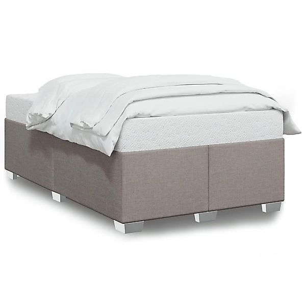 vidaXL Bettgestell ohne Matratze Taupe 120x190 cm Stoff 3284461 günstig online kaufen