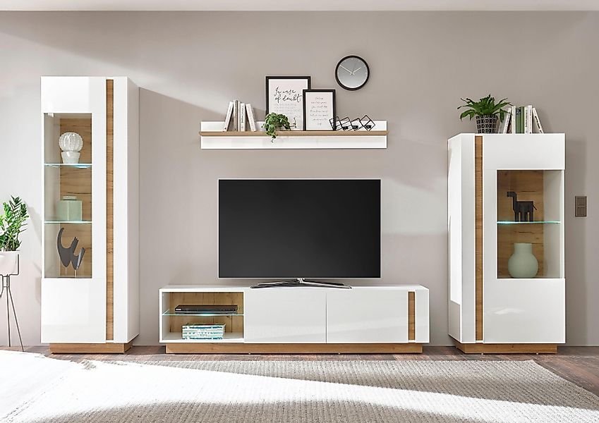 INOSIGN Wohnwand "CLAiR Kombi 22" Set, 4 Stk. tlg. günstig online kaufen