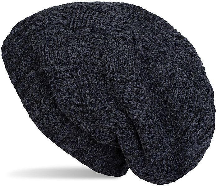 styleBREAKER Strickmütze Chenille Beanie Mütze mit günstig online kaufen
