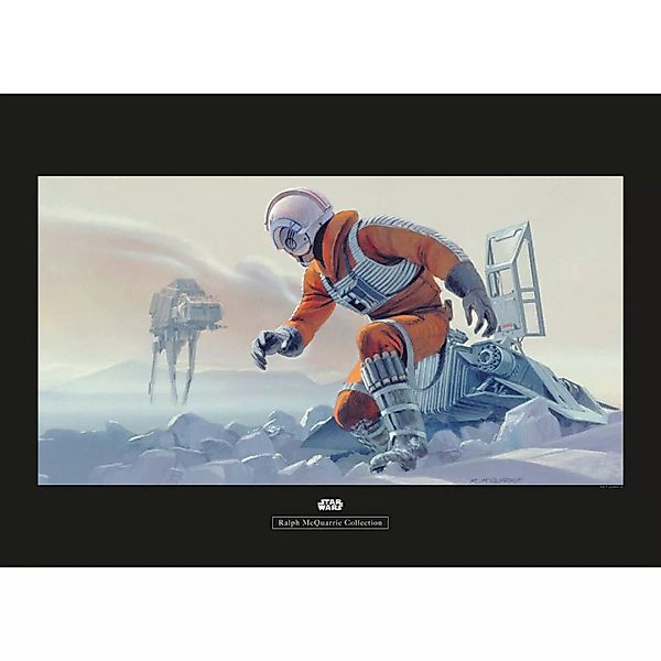 KOMAR Wandbild - Star Wars Classic RMQ Hoth Battle Pilot - Größe: 70 x 50 c günstig online kaufen
