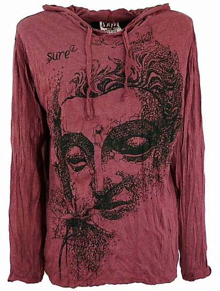 Guru-Shop T-Shirt Sure Langarmshirt, Kapuzenshirt Dreaming Buddha.. Goa Sty günstig online kaufen