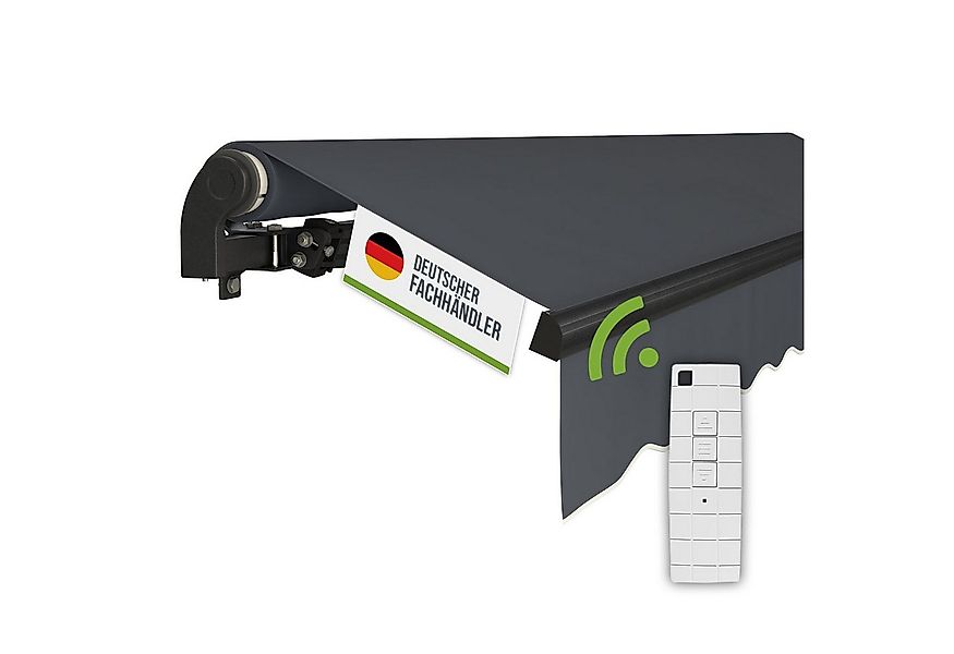 empasa Gelenkarmmarkise "START PLUS" elektronische Markise für Balkon & Ter günstig online kaufen