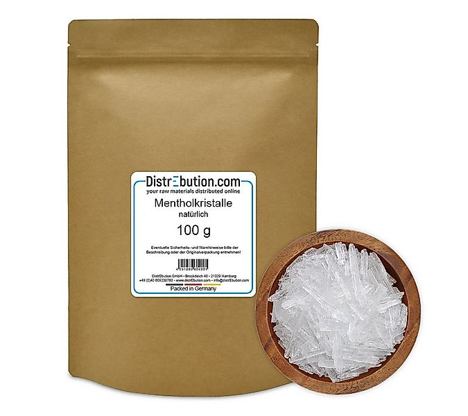 DistrEbution Sauna-Aufgussset Mentholkristalle aus 100% Minzöl, 100g Reines günstig online kaufen