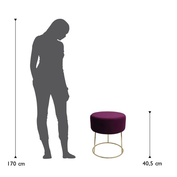 ECHTWERK Sitzwürfel Sitzhocker Marylin mit Samtbezug, günstig online kaufen