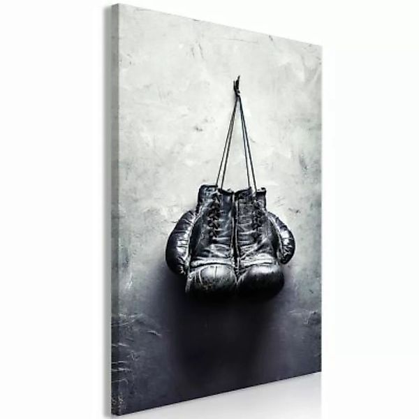 artgeist Wandbild Boxing Gloves (1 Part) Vertical schwarz/weiß Gr. 40 x 60 günstig online kaufen