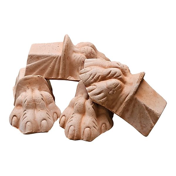 Teramico Blumentopfuntersetzer 4er Set Löwentatzen-Füße: Handgefertigt günstig online kaufen