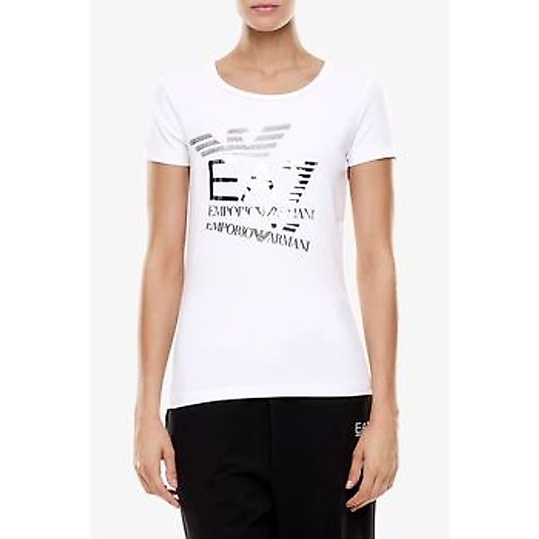 Emporio Armani EA7  T-Shirts & Poloshirts 7W000720 AF10373-U0002 WHITE günstig online kaufen