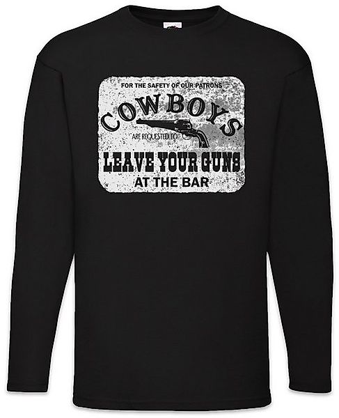 Urban Backwoods Langarmshirt Cowboys Safety Sign Langarm T-Shirt Cowgirl US günstig online kaufen