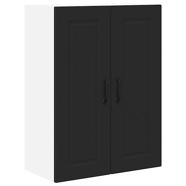 vidaXL Küchenwandschrank mit Tür Schwarz 60 x 31 x 80 cm Holzwerkstoff 8853 günstig online kaufen