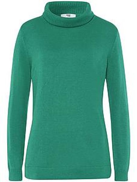 Rollkragen-Pullover Modell Tamara Peter Hahn grün günstig online kaufen
