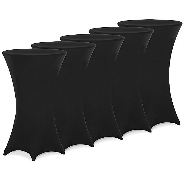 Detex Stehtischhusse, 60cm Schwarz 5er Set günstig online kaufen